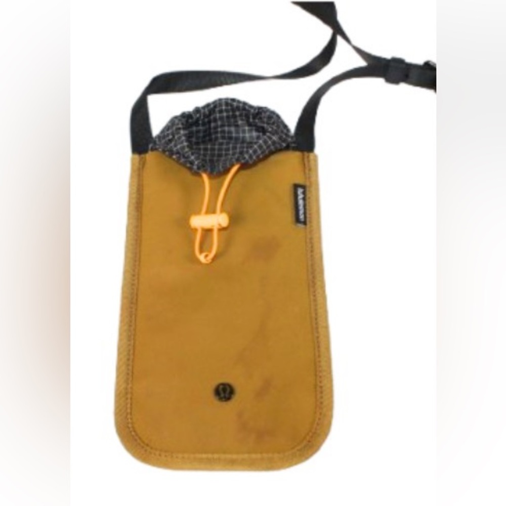 Lululemon Gold Spice Mustard Drawcord Top Clinch Crossbody